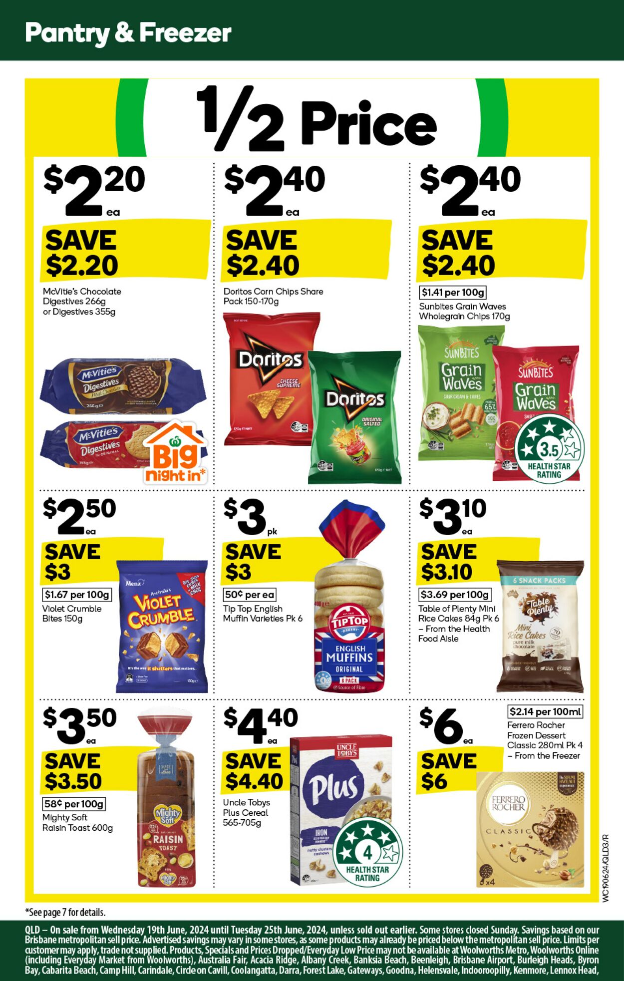 Catalogue Woolworths 19.06.2024 - 25.06.2024