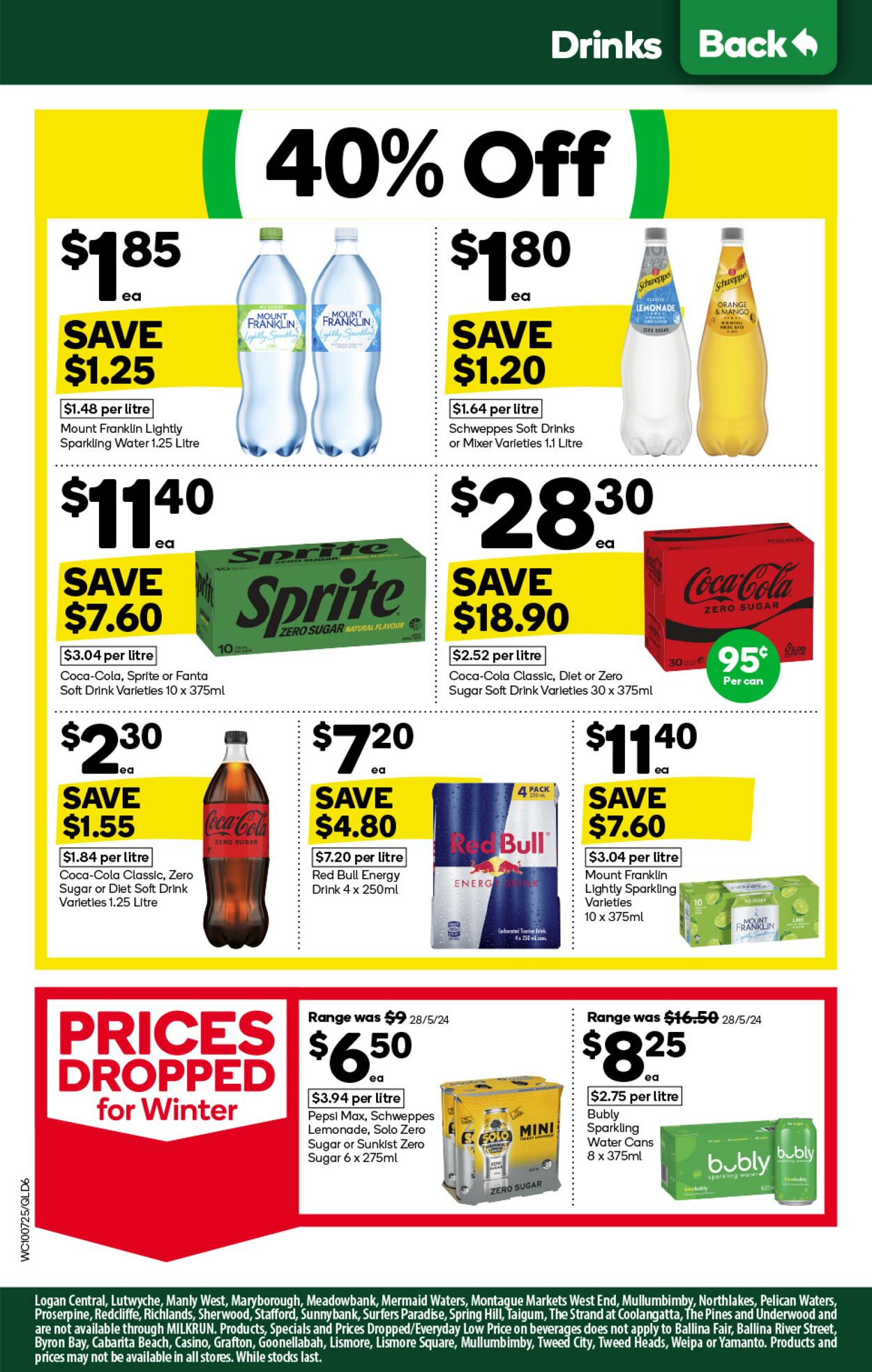 Catalogue Woolworths 10.07.2024 - 16.07.2024