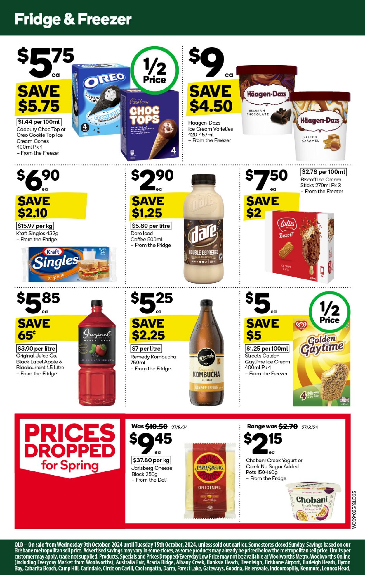 Catalogue Woolworths 09.10.2024 - 15.10.2024