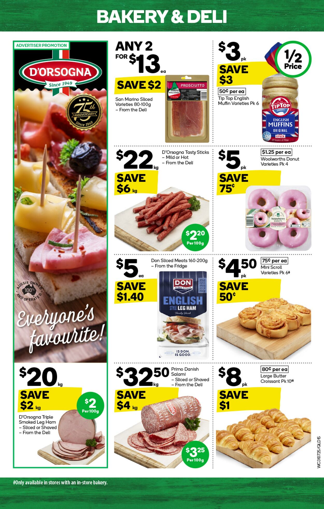 Catalogue Woolworths 31.07.2024 - 06.08.2024