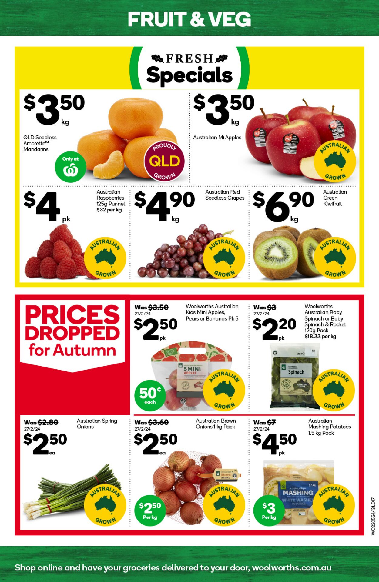 Catalogue Woolworths 22.05.2024 - 28.05.2024