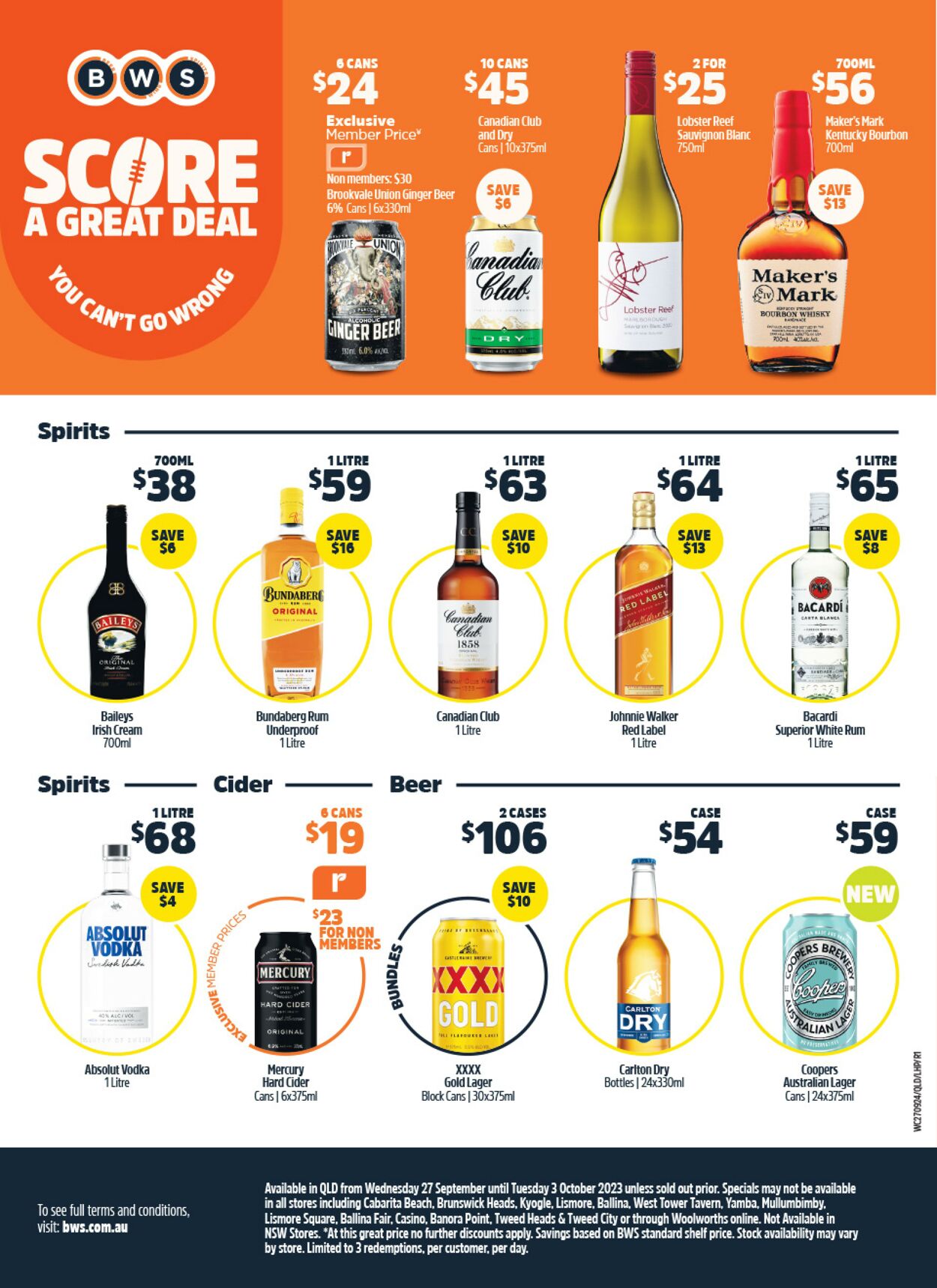 Catalogue Woolworths 27.09.2023 - 03.10.2023