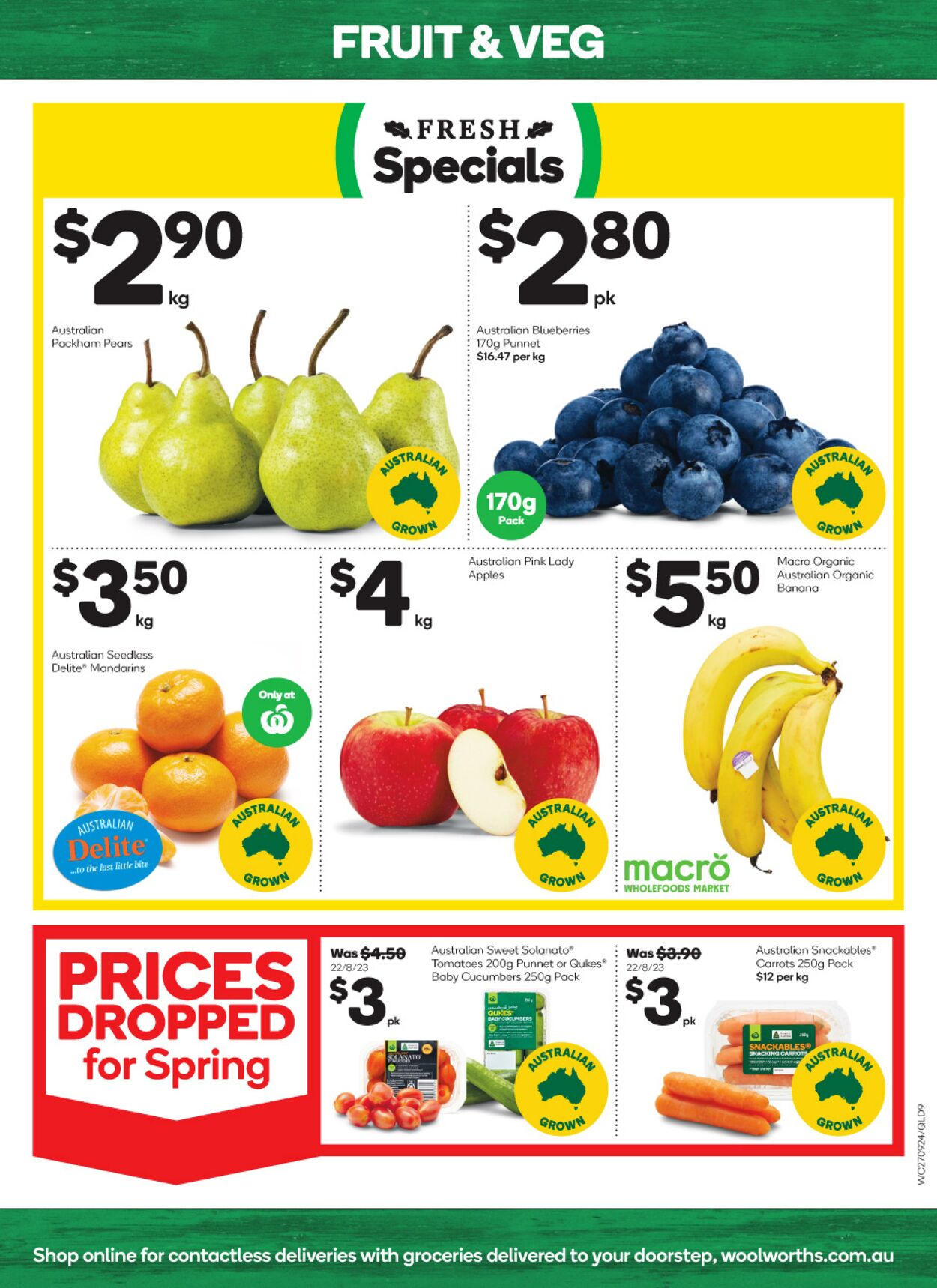 Catalogue Woolworths 27.09.2023 - 03.10.2023