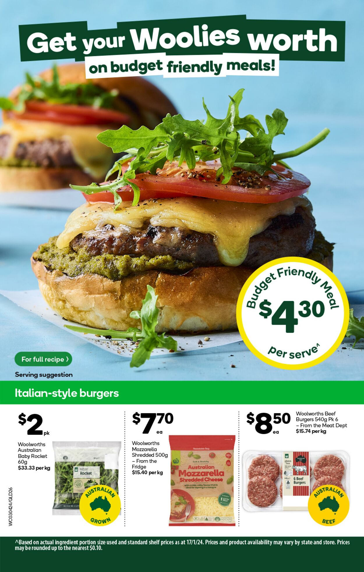 Catalogue Woolworths 03.04.2024 - 09.04.2024