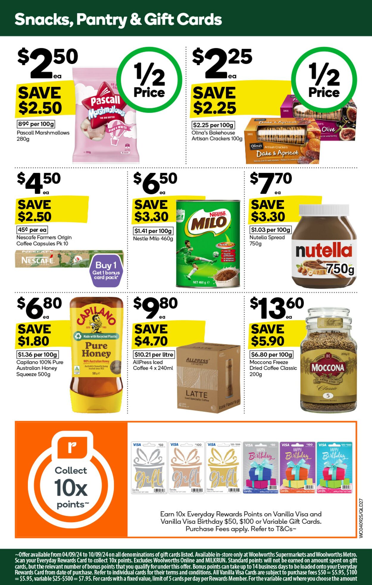 Catalogue Woolworths 04.09.2024 - 10.09.2024