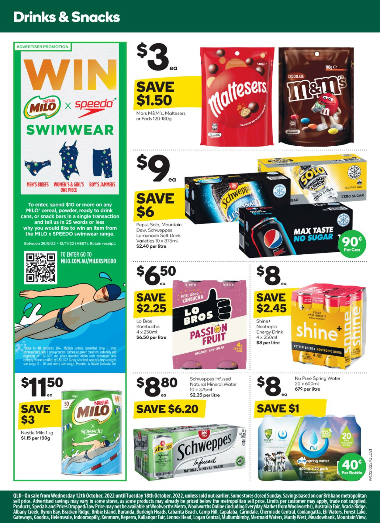 Catalogue Woolworths 12.10.2022 - 18.10.2022