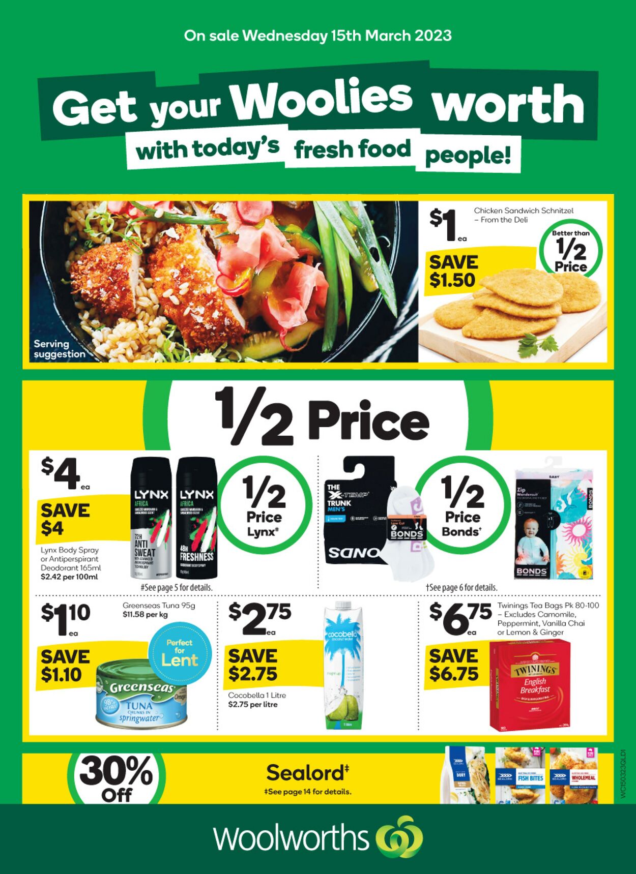 Catalogue Woolworths 15.03.2023 - 21.03.2023