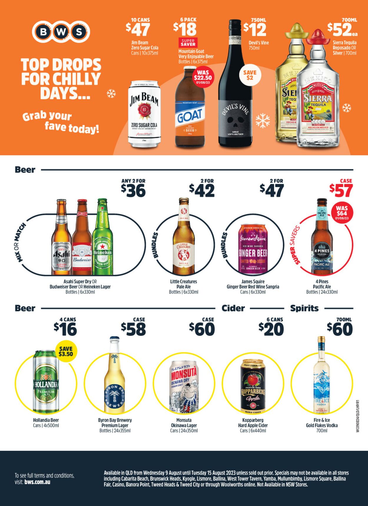 Catalogue Woolworths 09.08.2023 - 15.08.2023