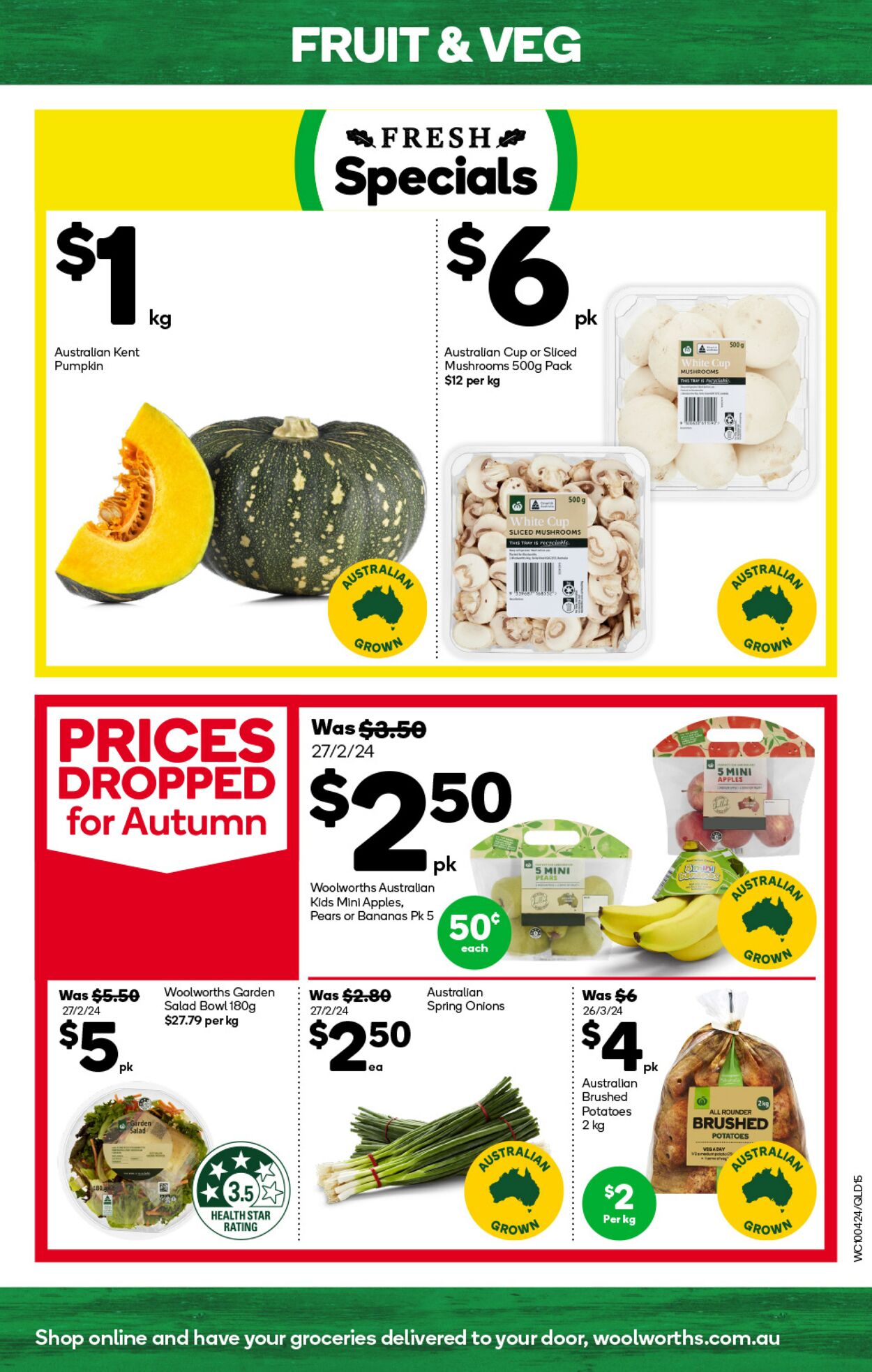 Catalogue Woolworths 10.04.2024 - 16.04.2024