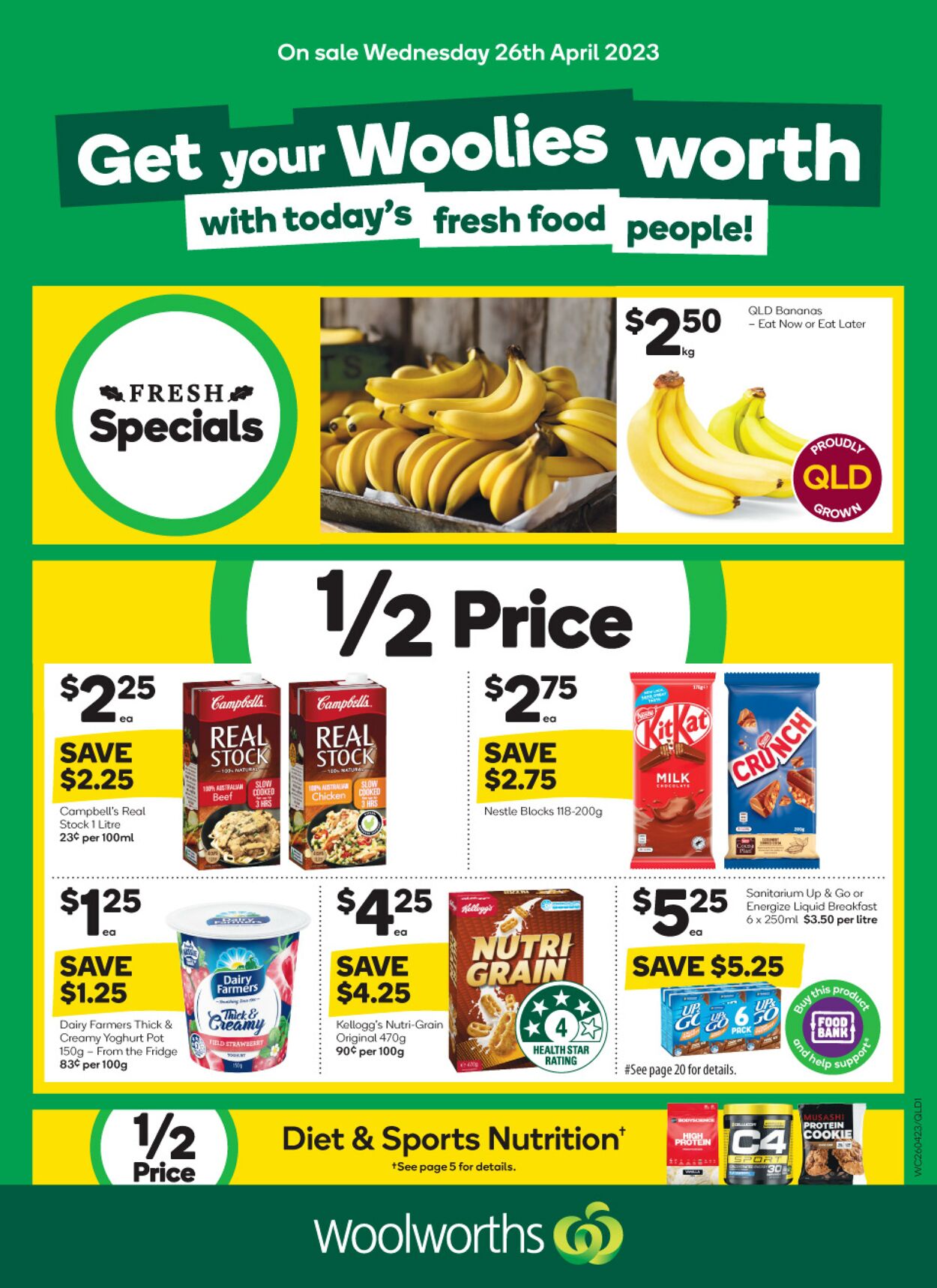 Catalogue Woolworths 26.04.2023 - 02.05.2023