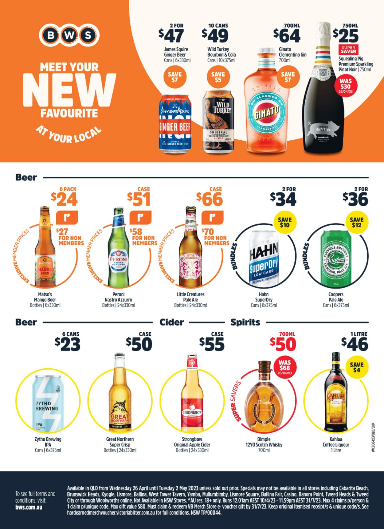 Catalogue Woolworths 26.04.2023 - 02.05.2023