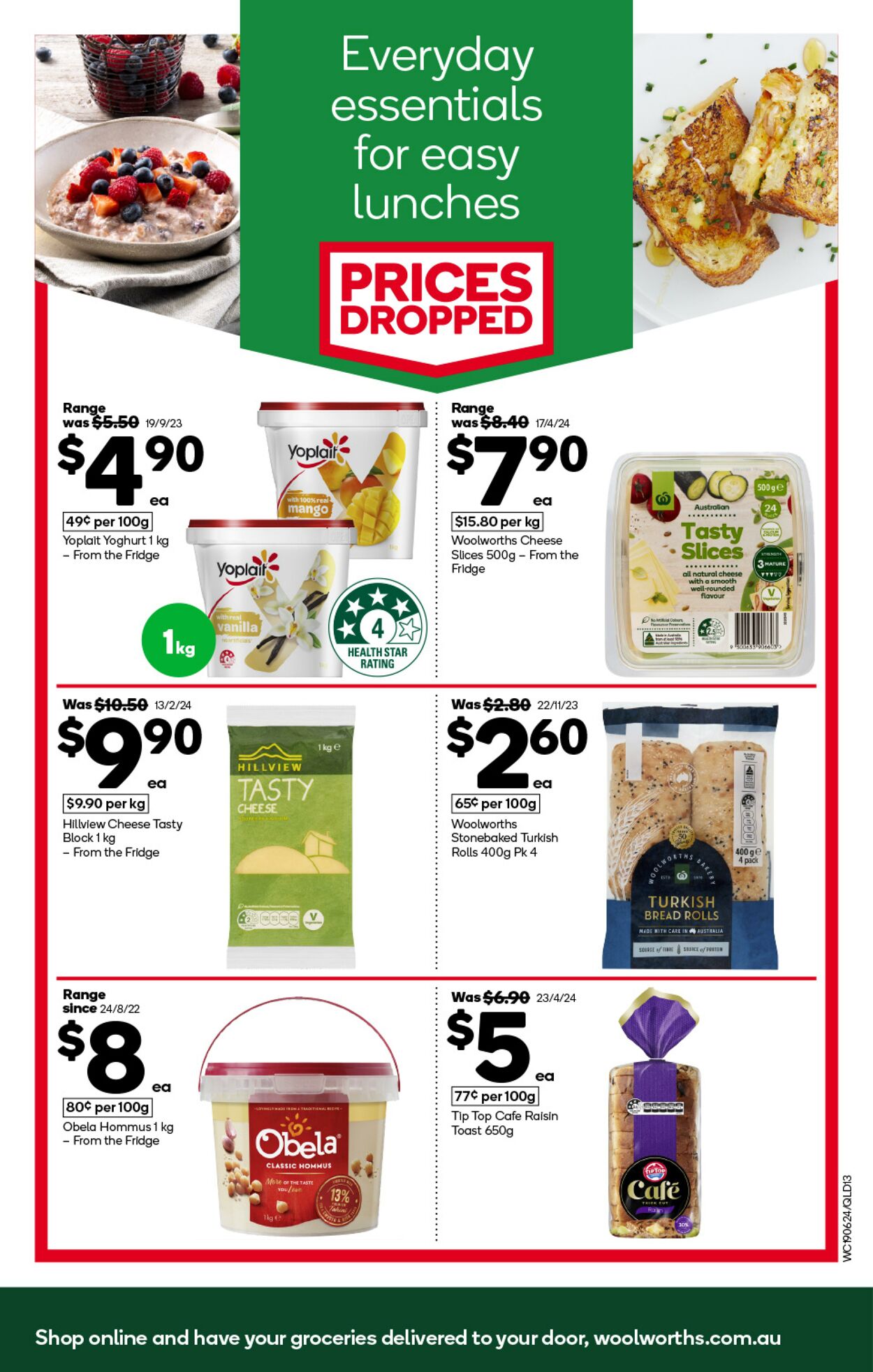 Catalogue Woolworths 19.06.2024 - 25.06.2024