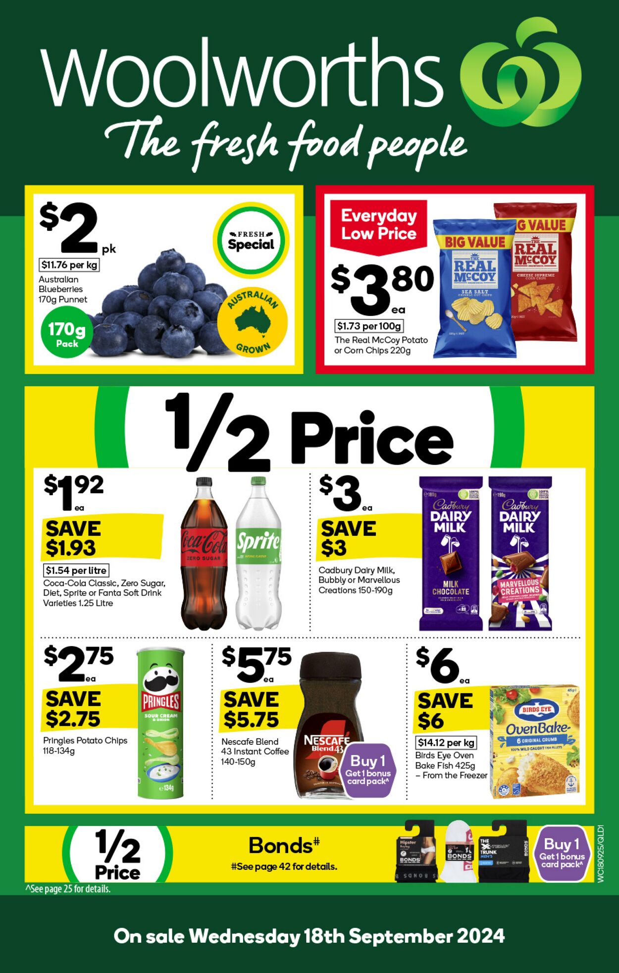 Catalogue Woolworths 18.09.2024 - 24.09.2024