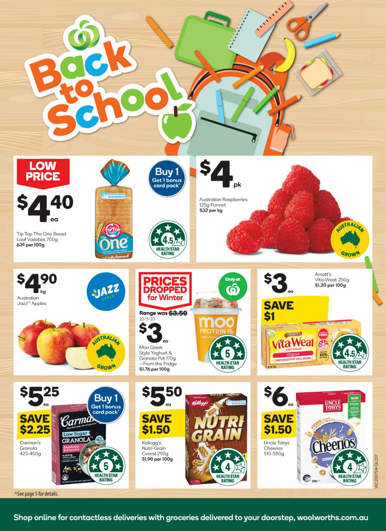 Catalogue Woolworths 26.07.2023 - 01.08.2023