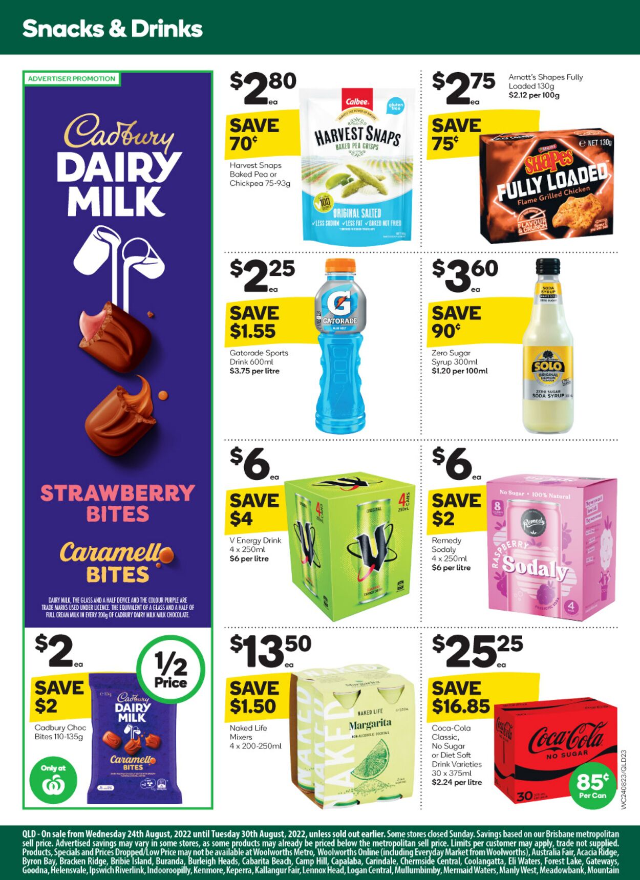 Catalogue Woolworths 24.08.2022 - 30.08.2022