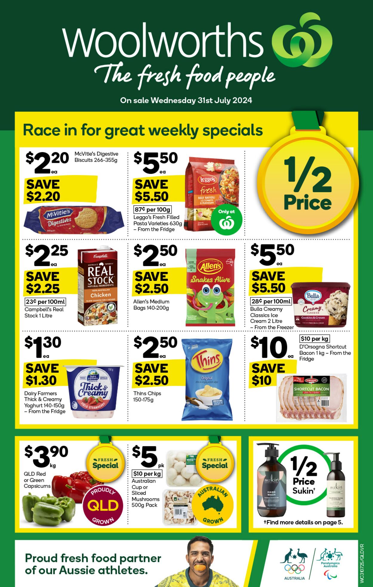 Catalogue Woolworths 31.07.2024 - 06.08.2024