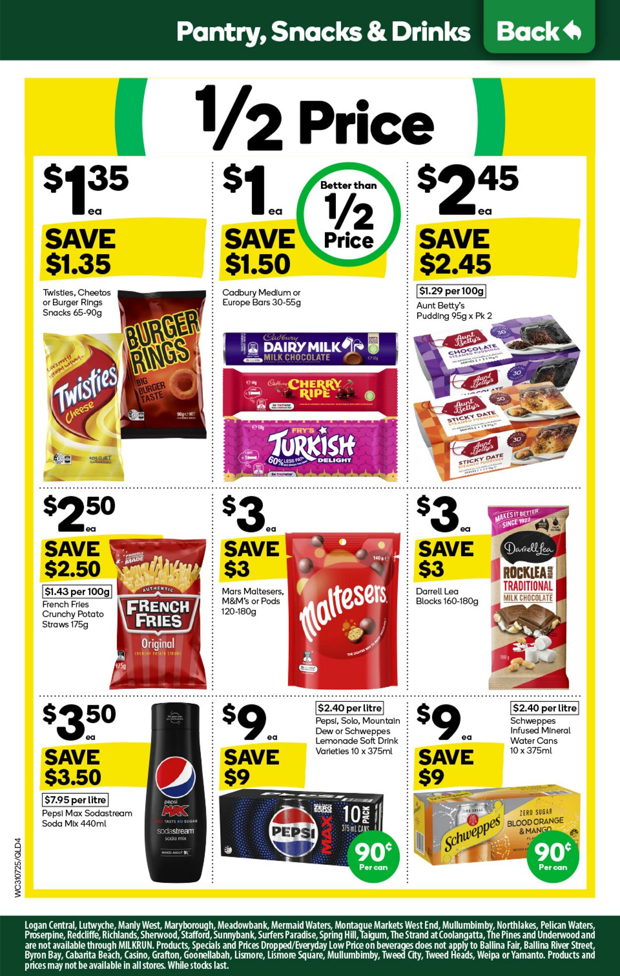 Catalogue Woolworths 31.07.2024 - 06.08.2024