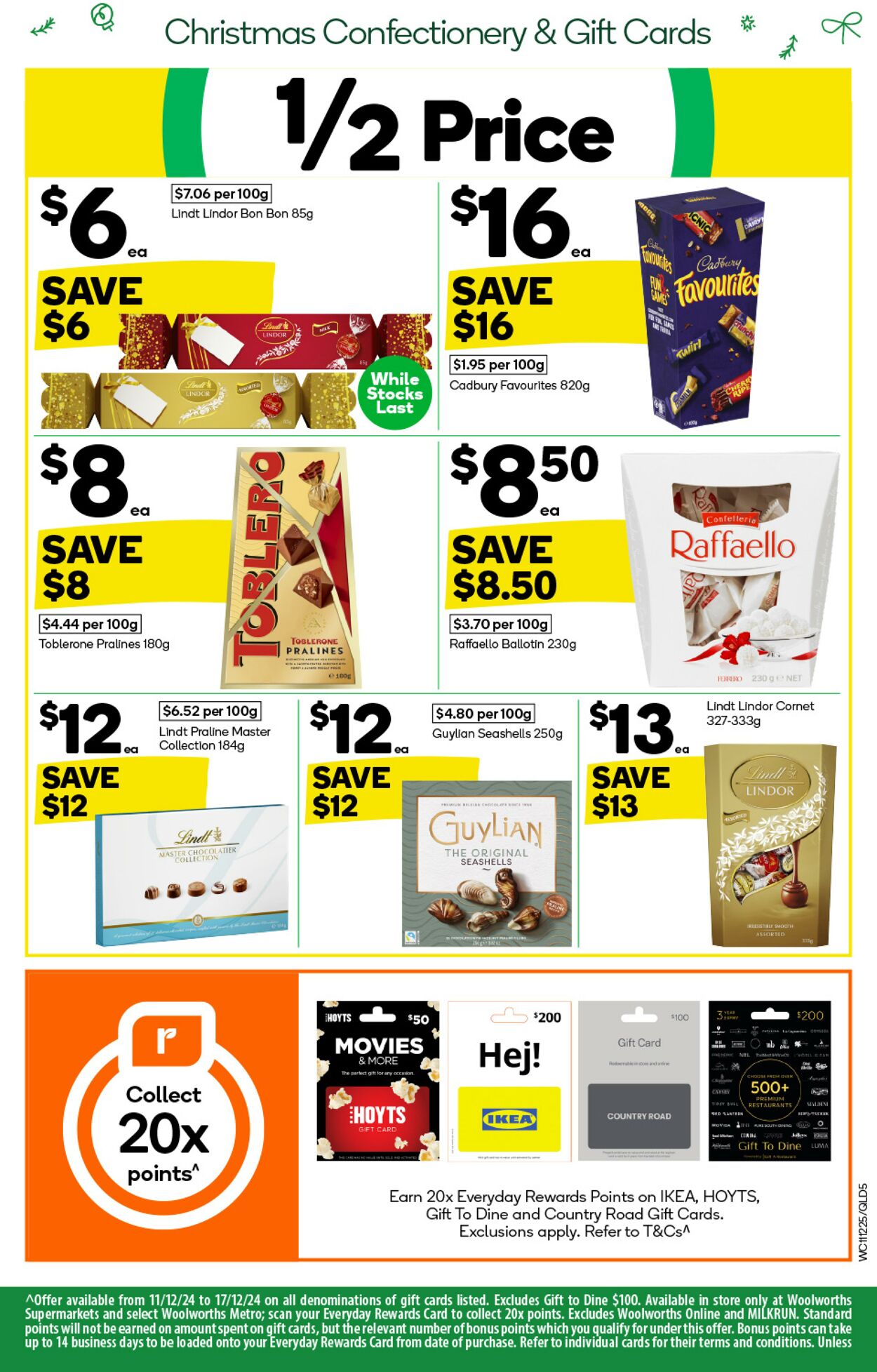 Catalogue Woolworths 11.12.2024 - 17.12.2024