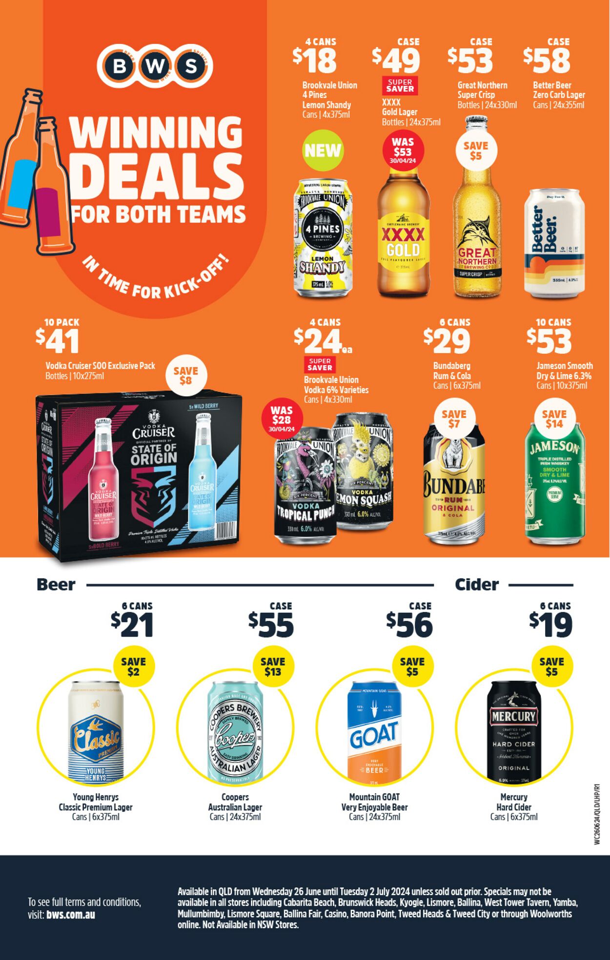 Catalogue Woolworths 26.06.2024 - 02.07.2024