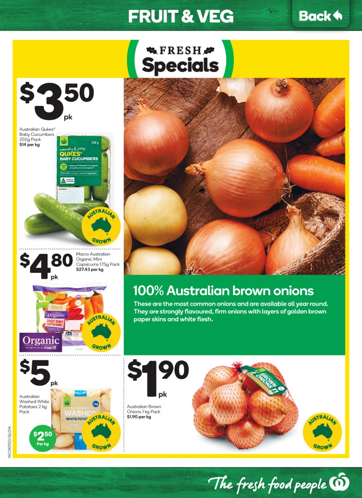 Catalogue Woolworths 14.09.2022 - 20.09.2022