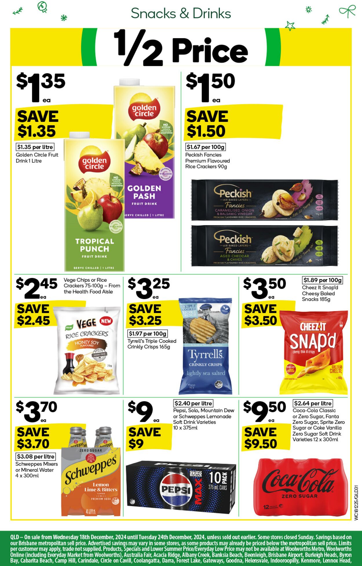 Catalogue Woolworths 18.12.2024 - 24.12.2024