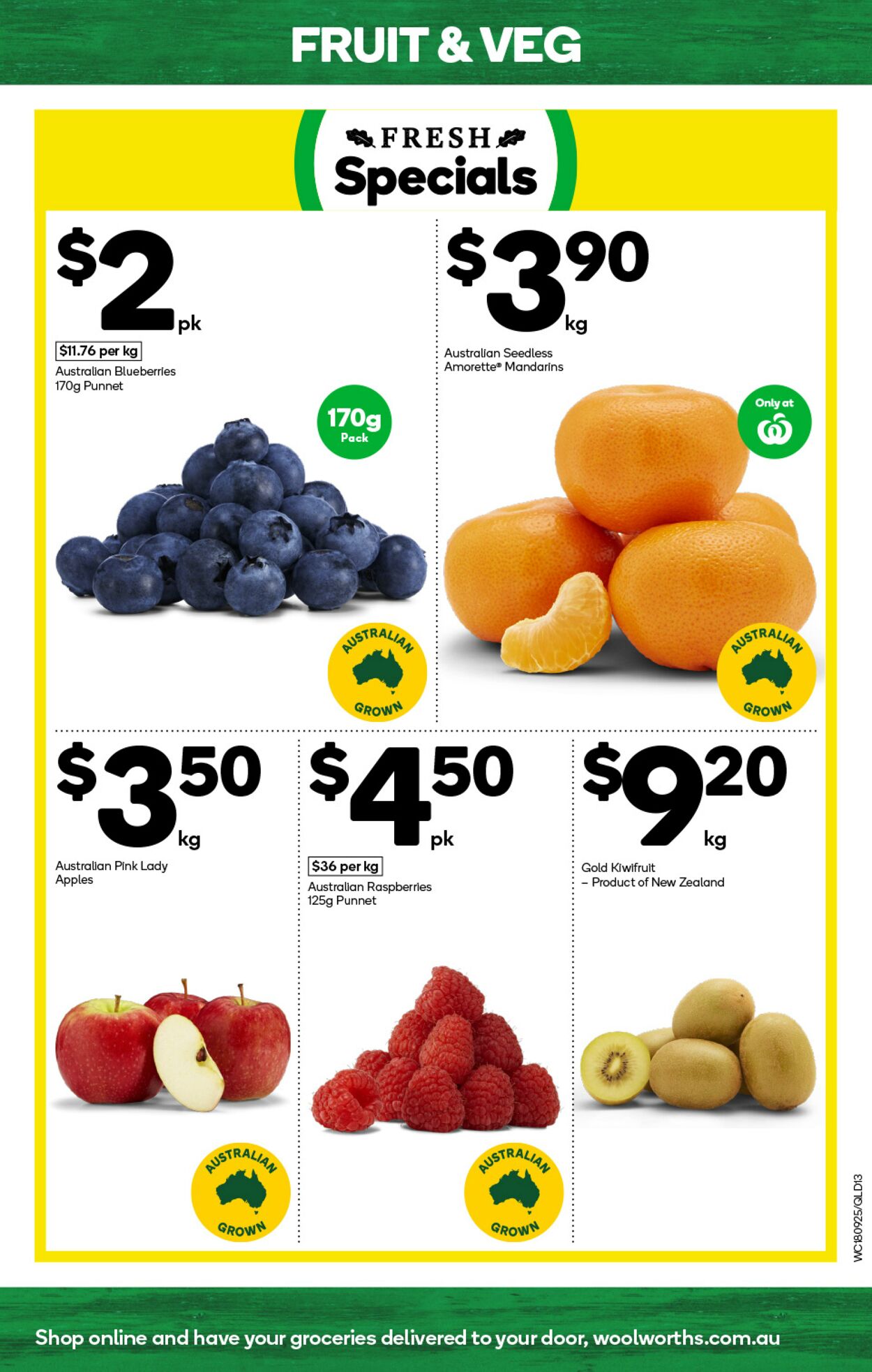 Catalogue Woolworths 18.09.2024 - 24.09.2024