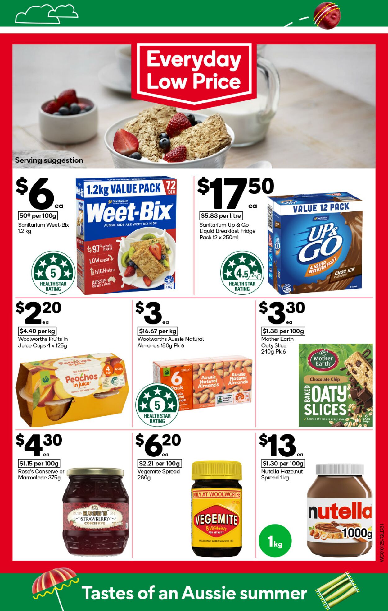 Catalogue Woolworths 01.01.2025 - 07.01.2025