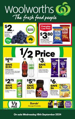 Catalogue Woolworths 09.08.2023 - 15.08.2023