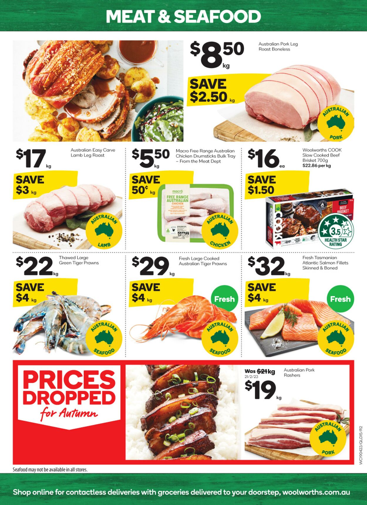 Catalogue Woolworths 19.04.2023 - 25.04.2023