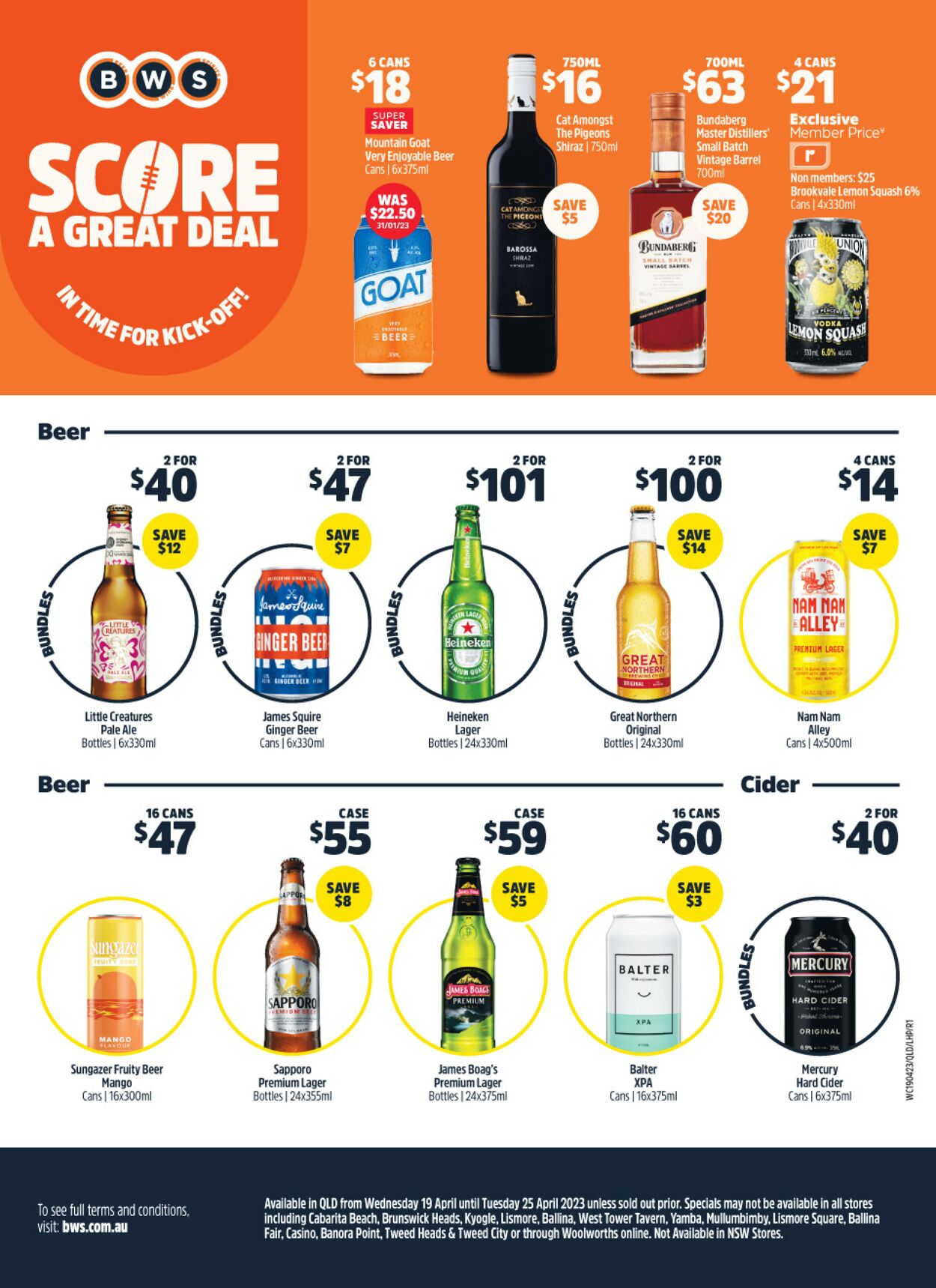 Catalogue Woolworths 19.04.2023 - 25.04.2023