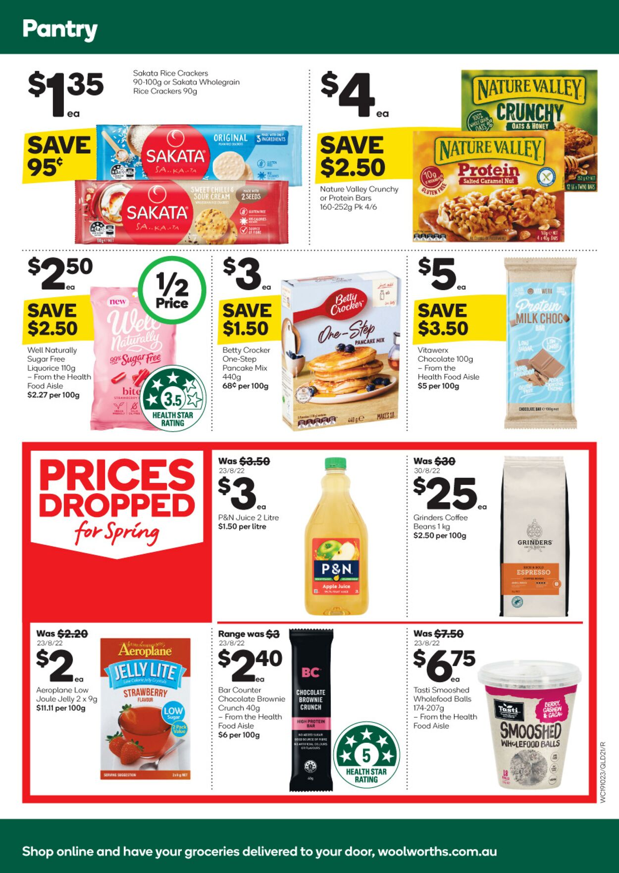 Catalogue Woolworths 19.10.2022 - 25.10.2022