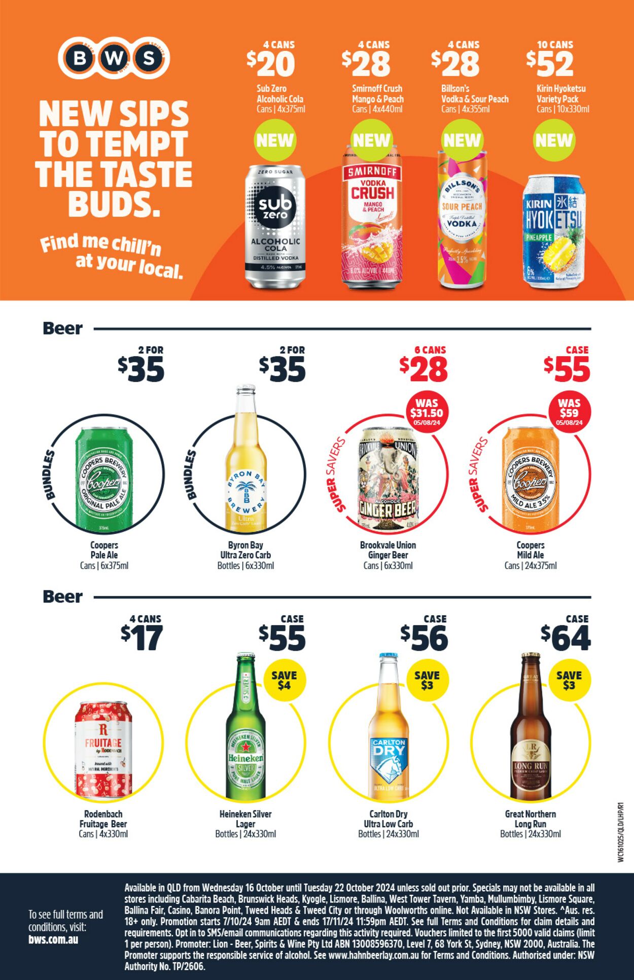 Catalogue Woolworths 16.10.2024 - 22.10.2024