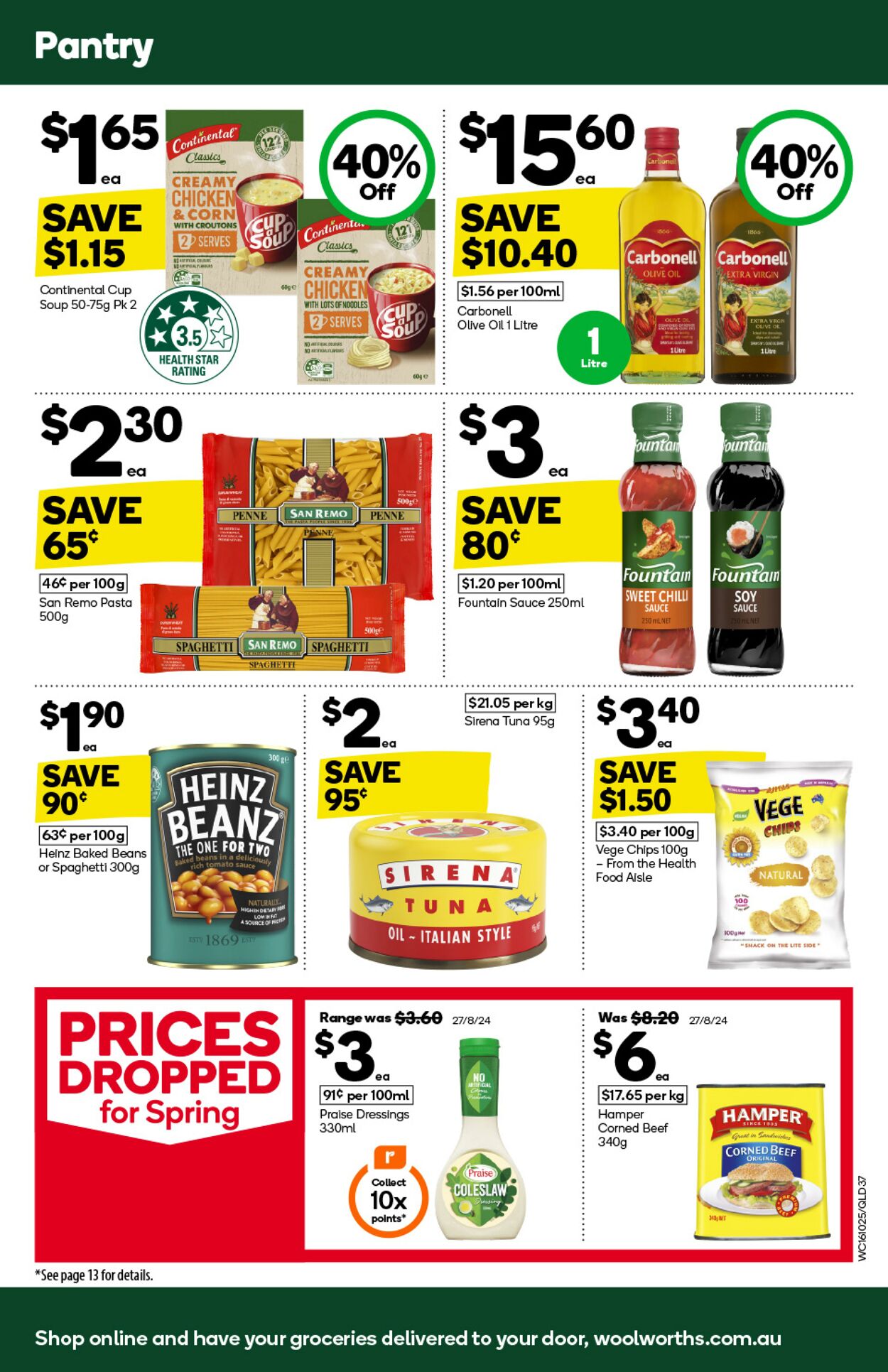 Catalogue Woolworths 16.10.2024 - 22.10.2024