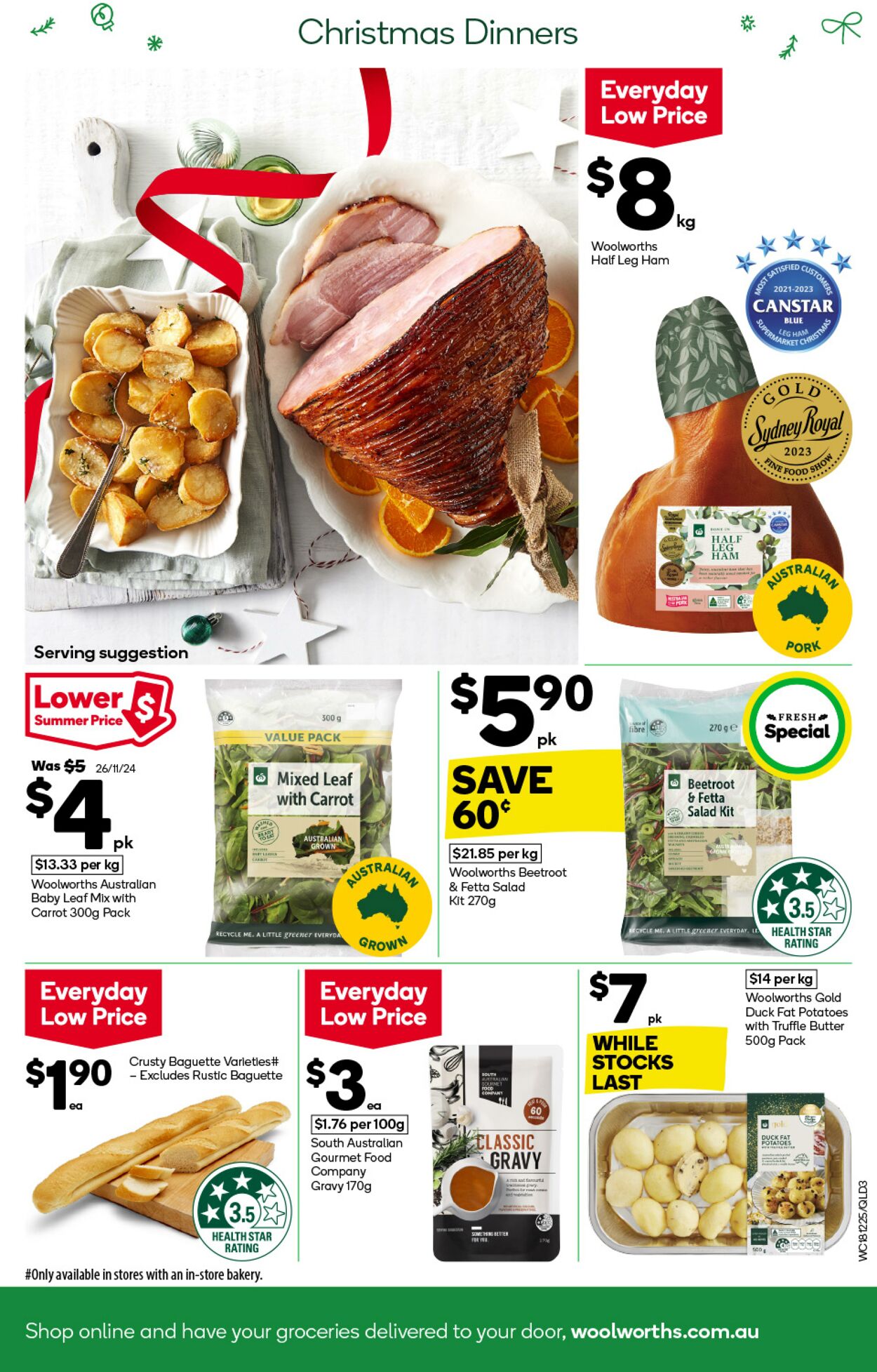 Catalogue Woolworths 18.12.2024 - 24.12.2024