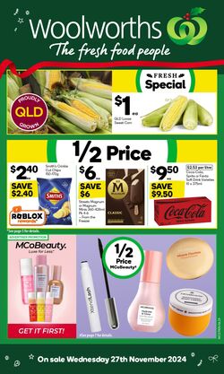 Catalogue Woolworths 27.11.2024 - 03.12.2024