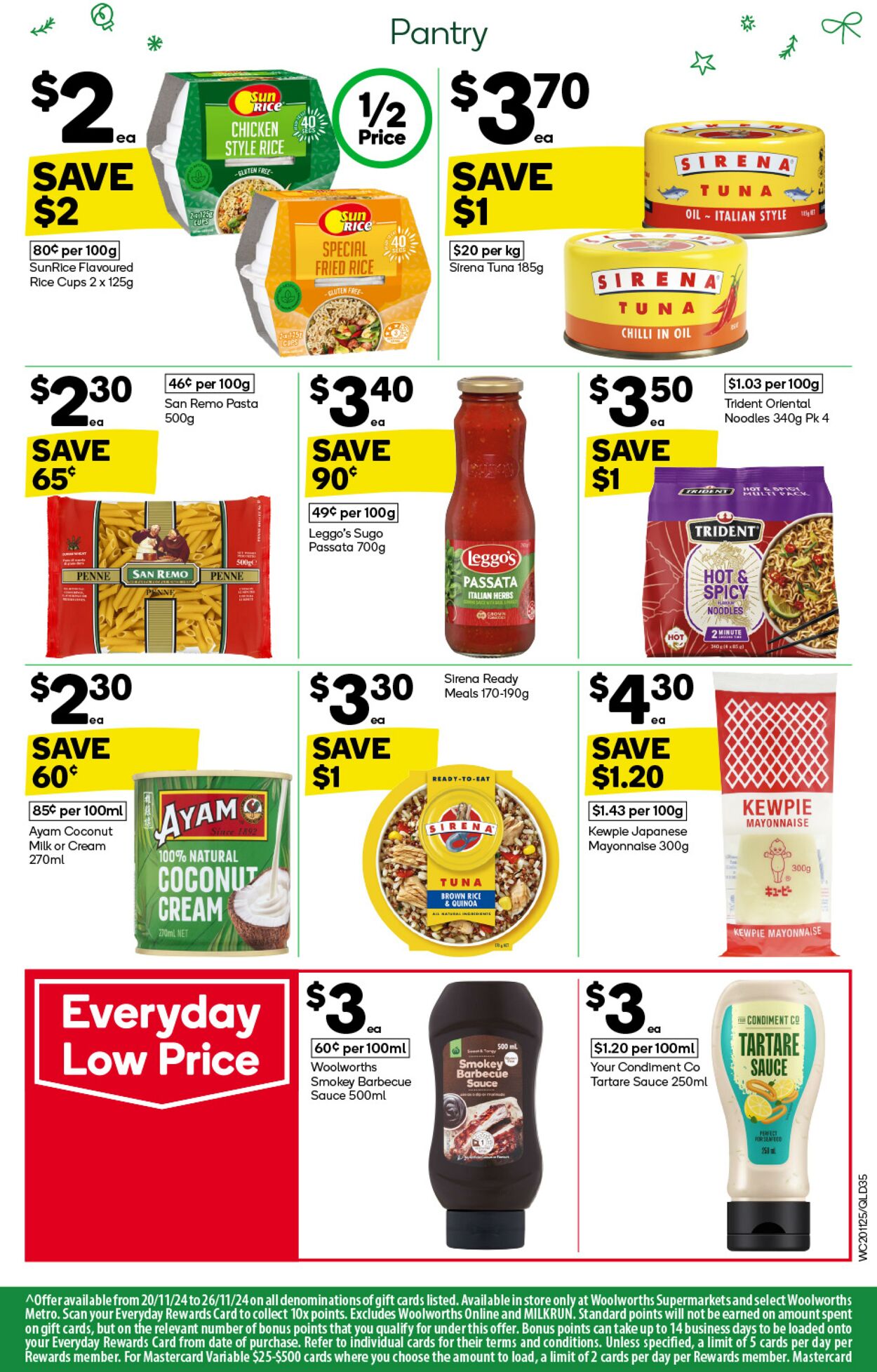 Catalogue Woolworths 20.11.2024 - 26.11.2024