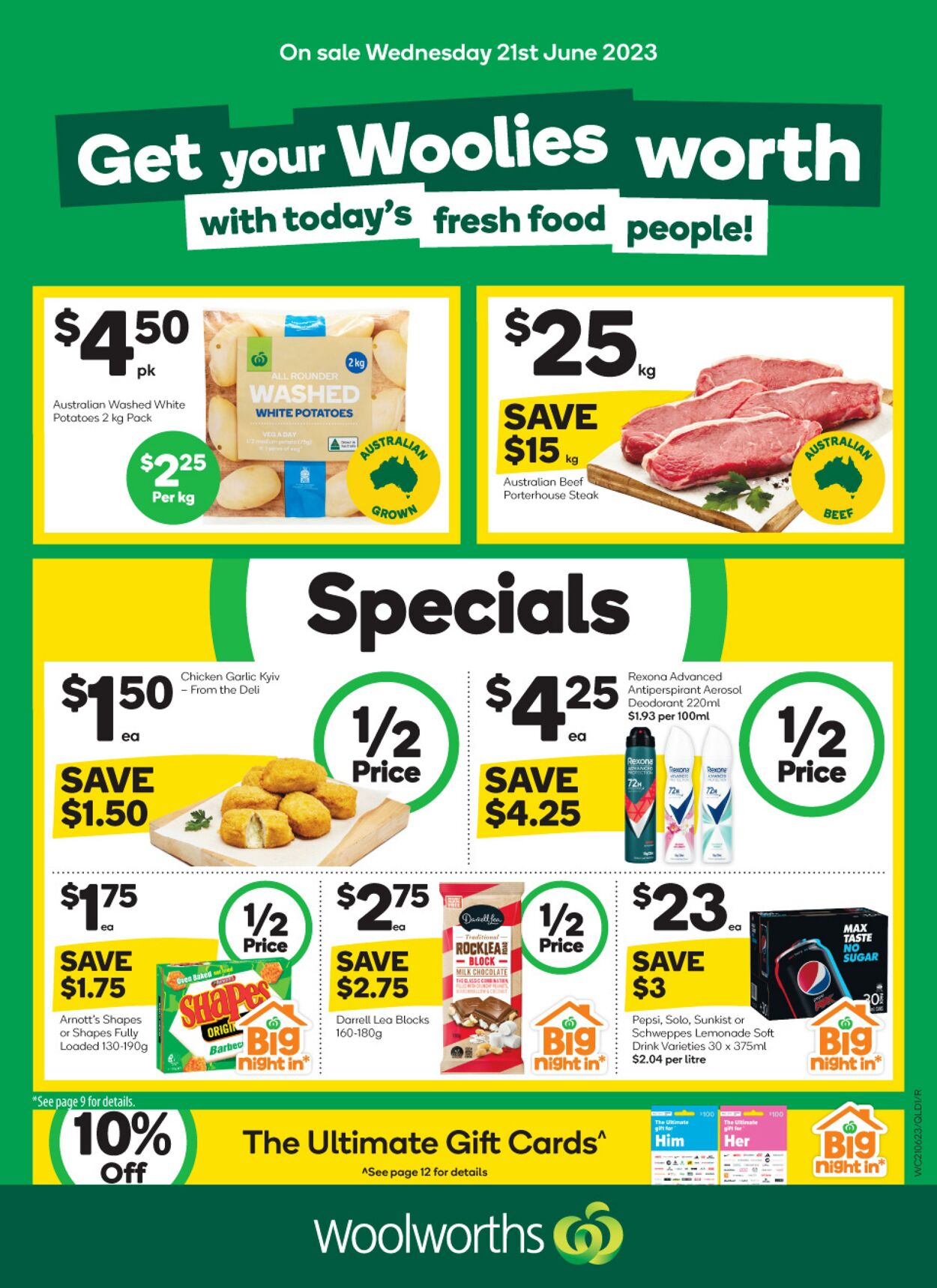 Catalogue Woolworths 21.06.2023 - 27.06.2023