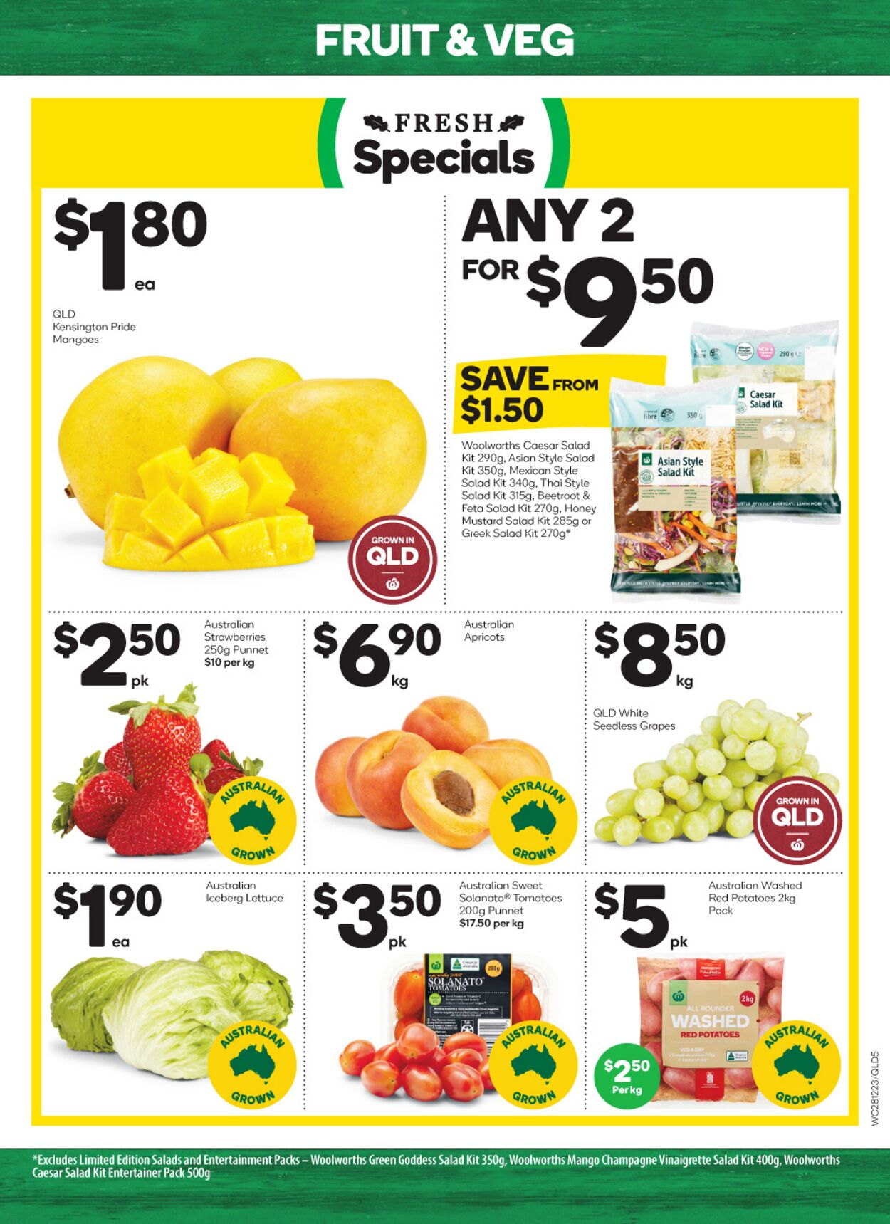 Catalogue Woolworths 28.12.2022 - 03.01.2023