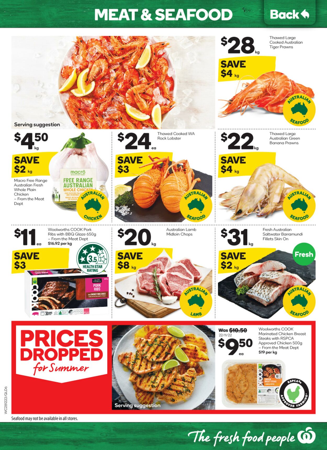 Catalogue Woolworths 28.12.2022 - 03.01.2023