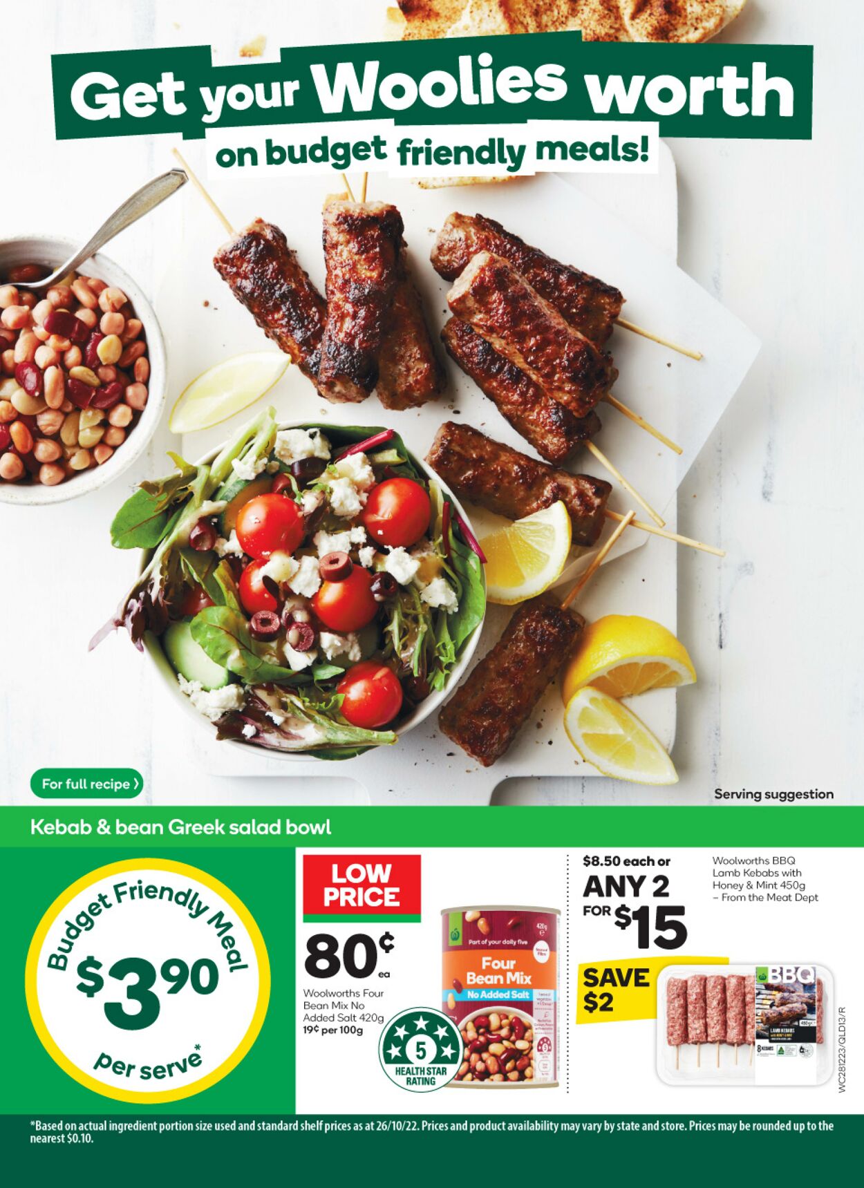 Catalogue Woolworths 28.12.2022 - 03.01.2023