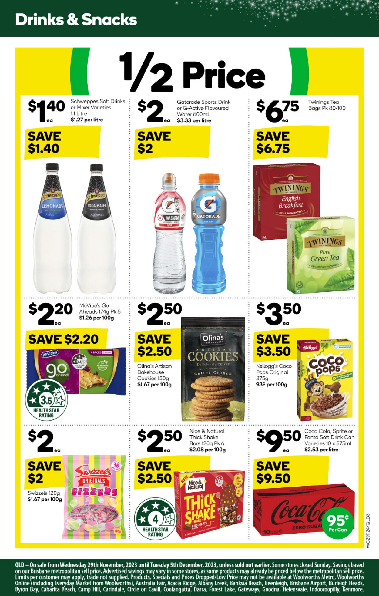 Catalogue Woolworths 29.11.2023 - 05.12.2023