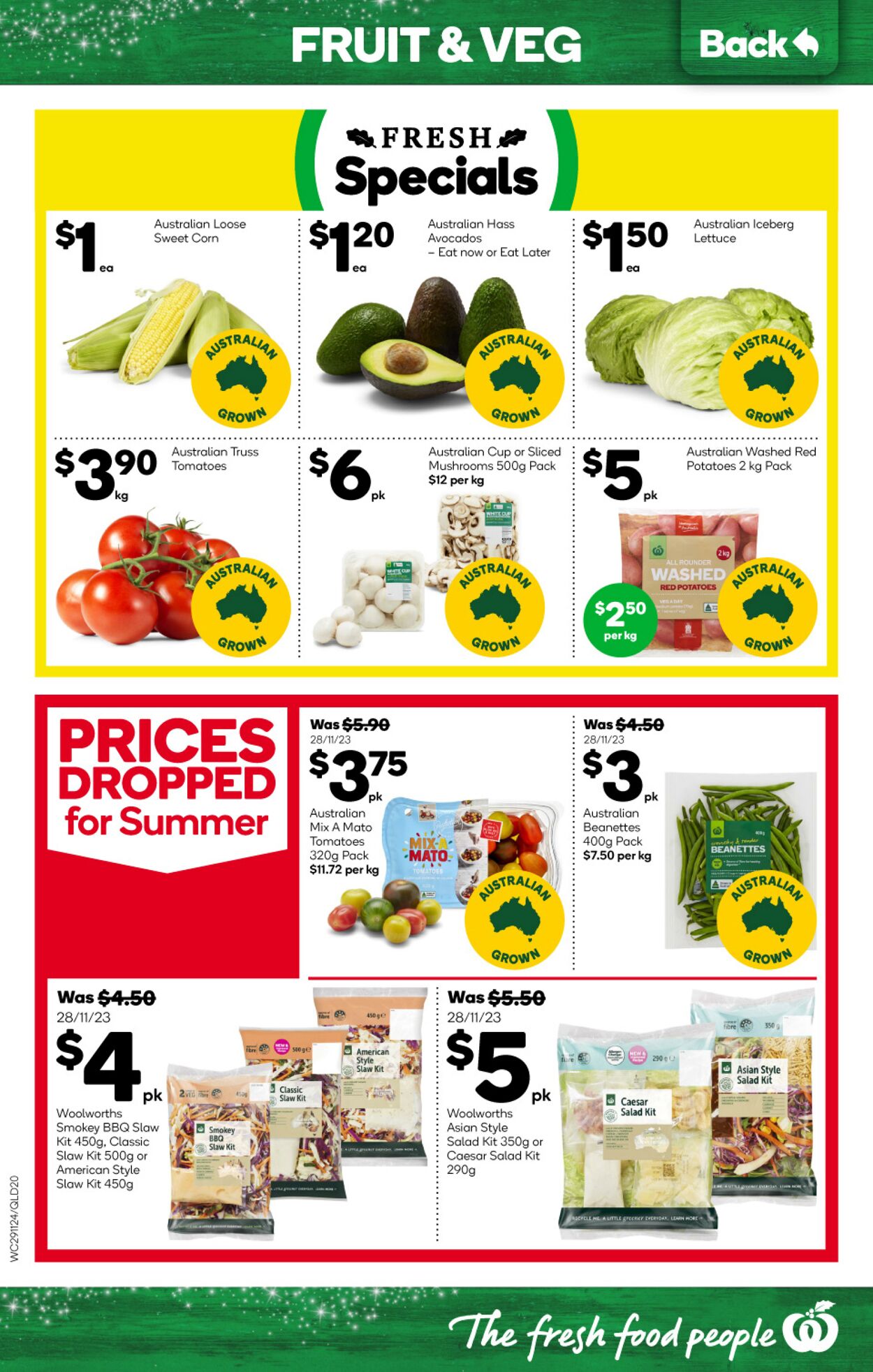 Catalogue Woolworths 29.11.2023 - 05.12.2023