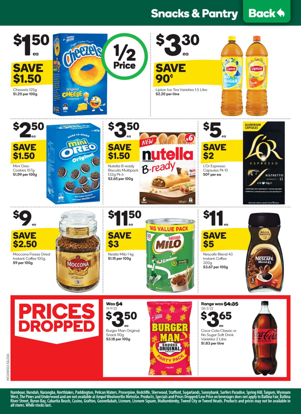 Catalogue Woolworths 04.01.2023 - 10.01.2023