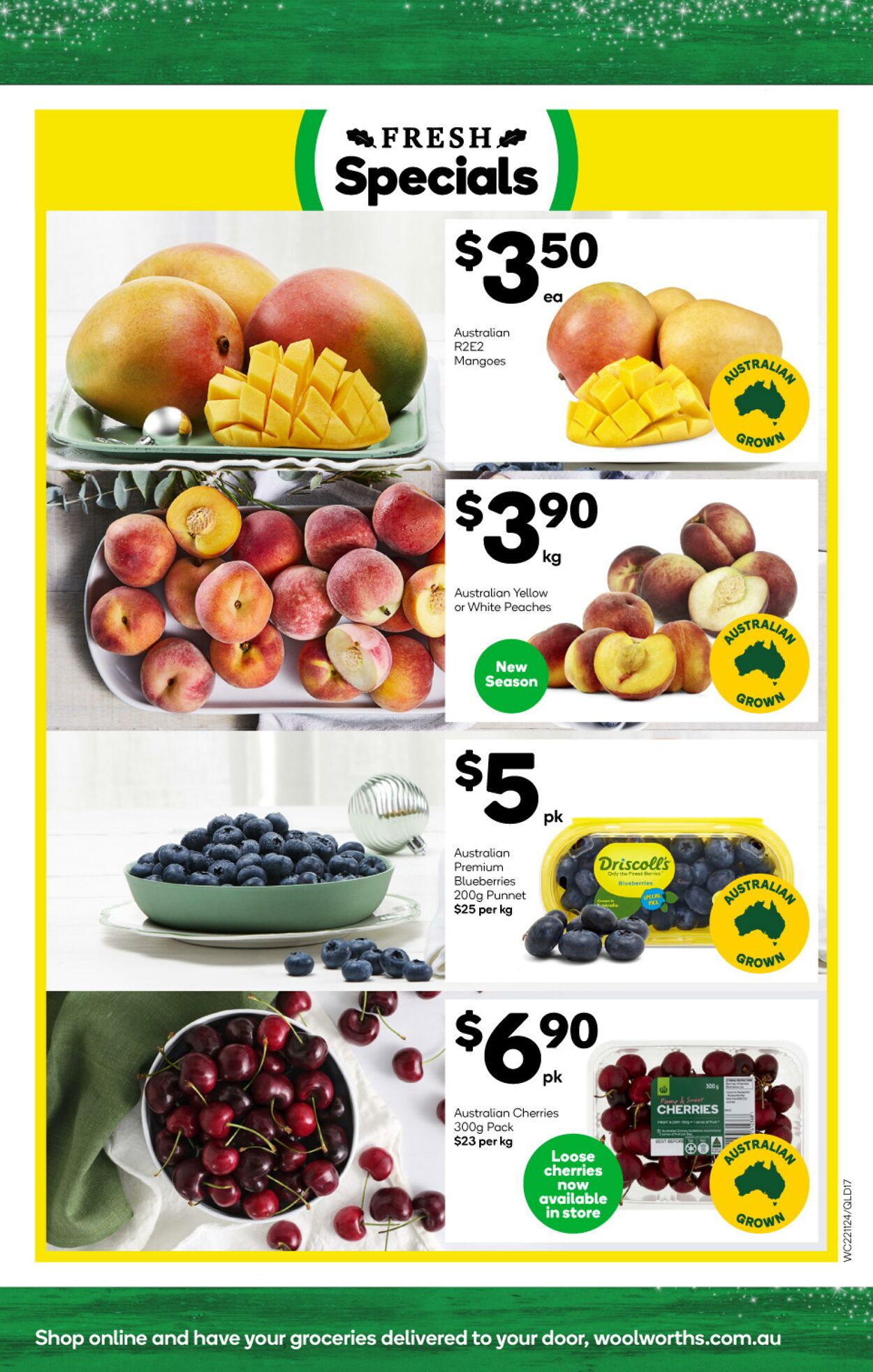 Catalogue Woolworths 22.11.2023 - 28.11.2023