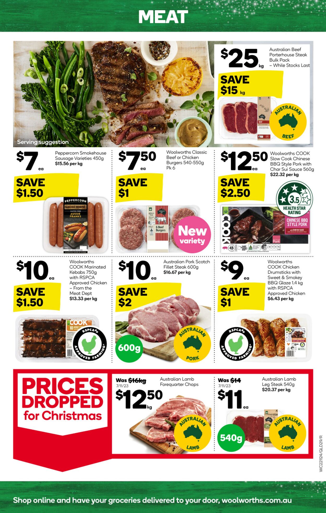 Catalogue Woolworths 22.11.2023 - 28.11.2023