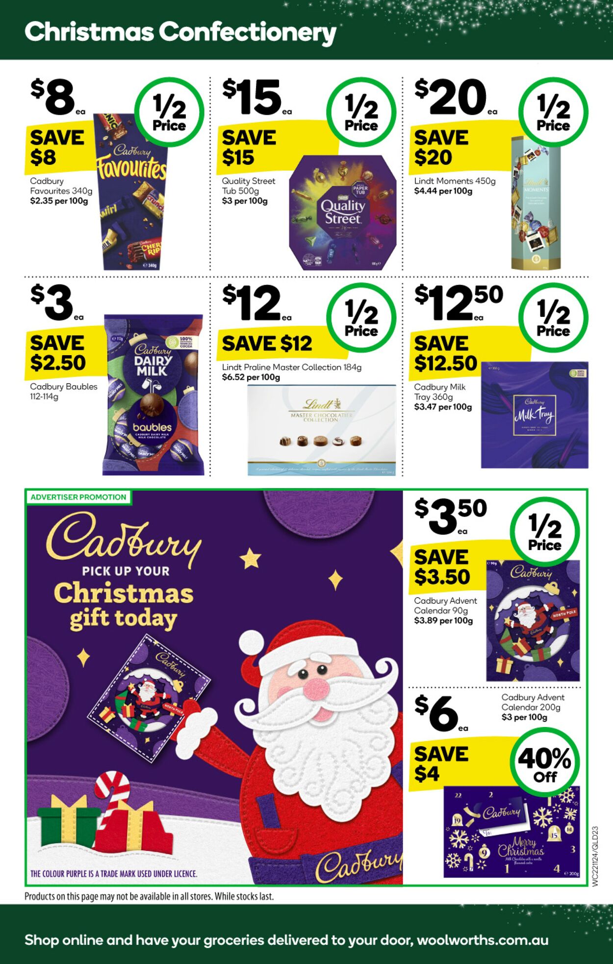 Catalogue Woolworths 22.11.2023 - 28.11.2023