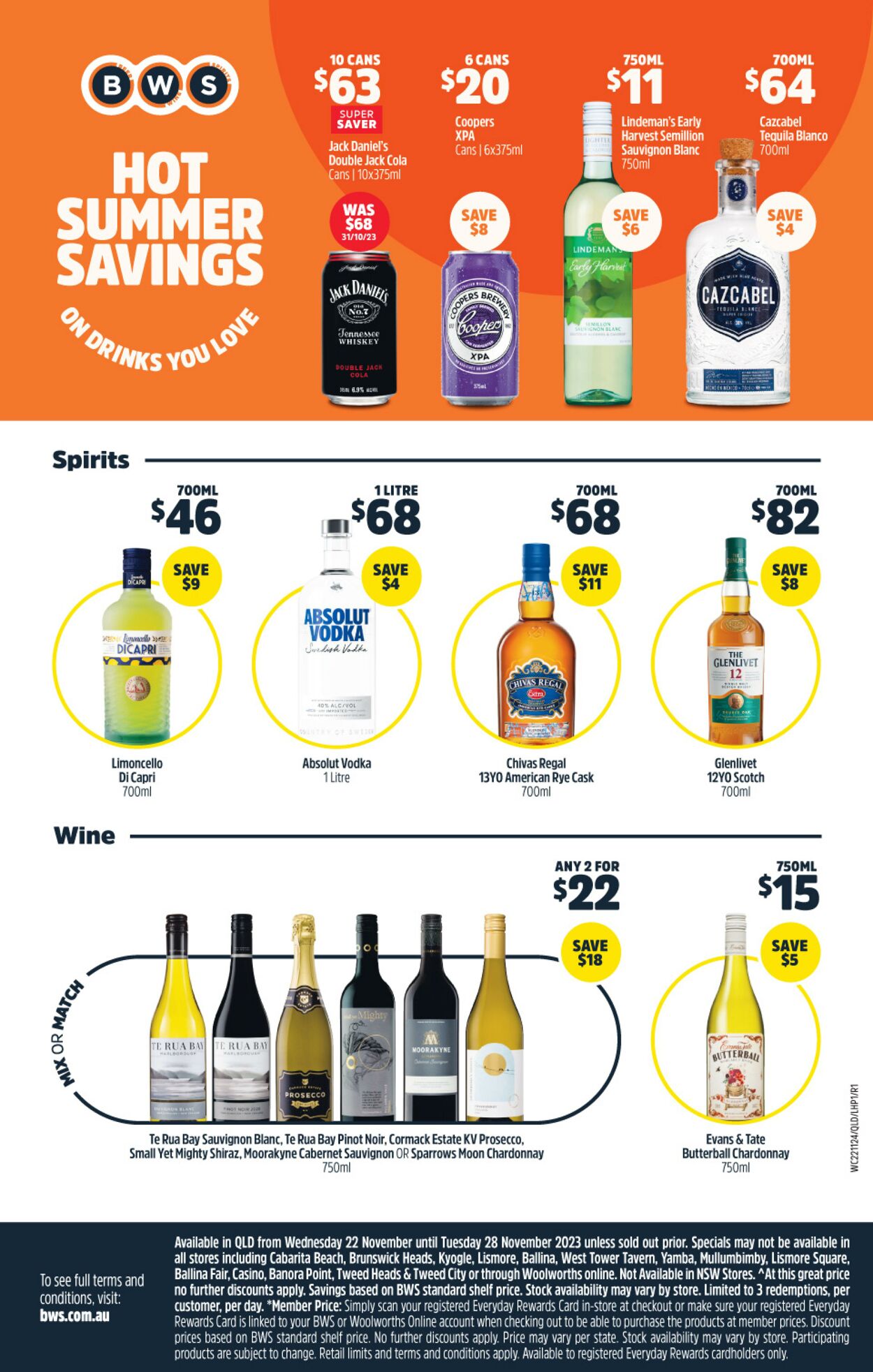 Catalogue Woolworths 22.11.2023 - 28.11.2023