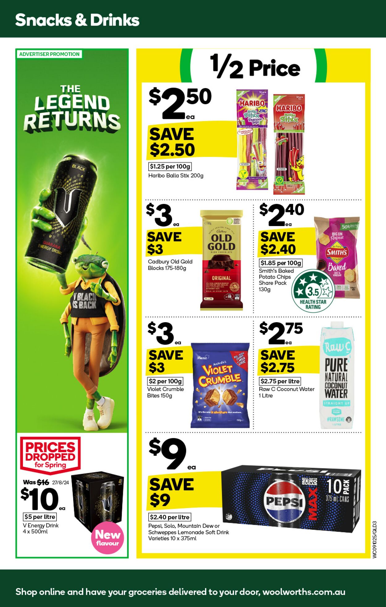 Catalogue Woolworths 09.10.2024 - 15.10.2024