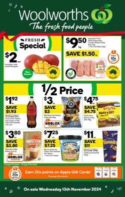 Catalogue Woolworths 13.11.2024 - 19.11.2024