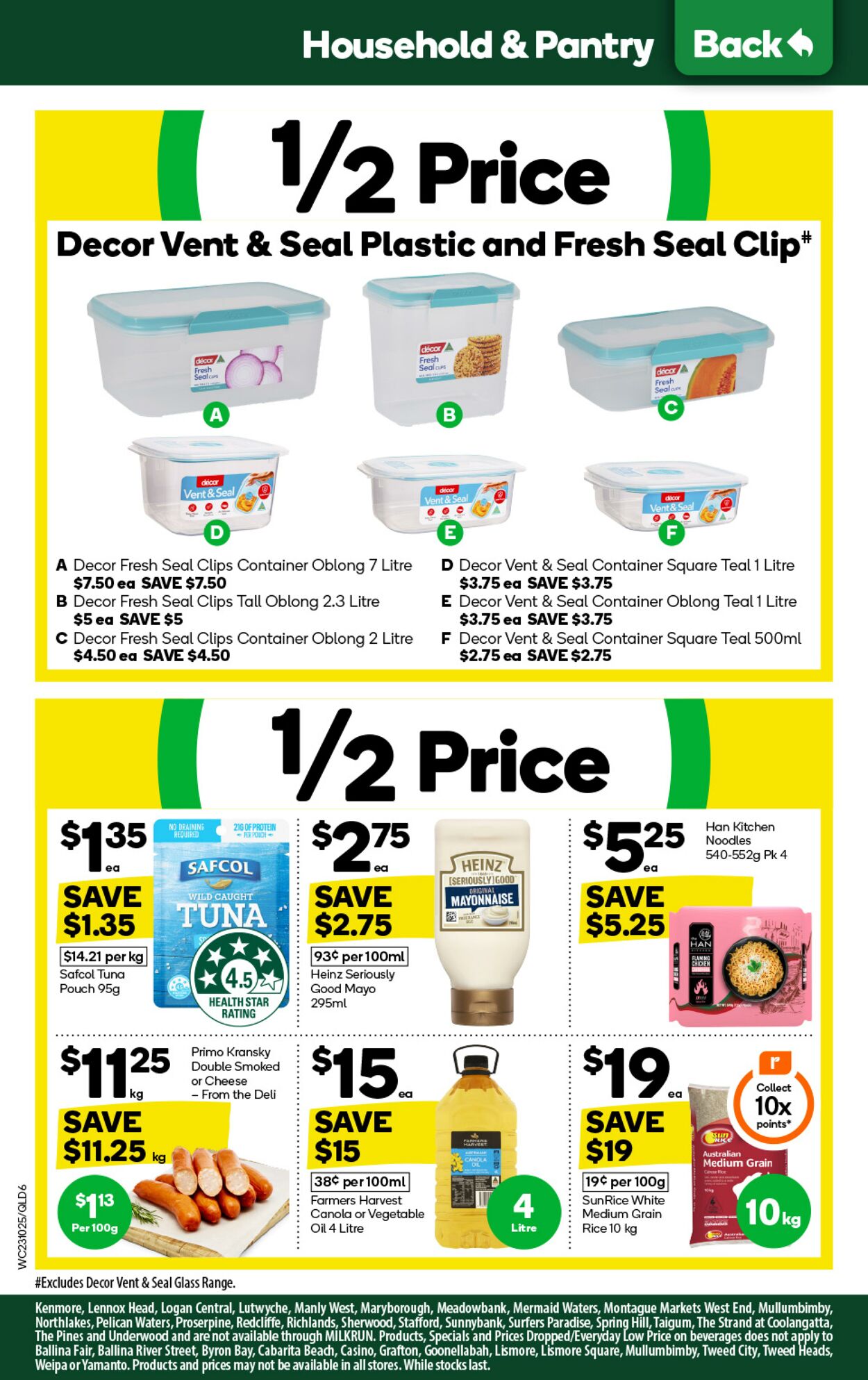 Catalogue Woolworths 23.10.2024 - 29.10.2024